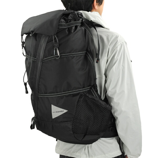 【楽天市場】アンドワンダー and wander 40L backpack black 40L[バックパック ...