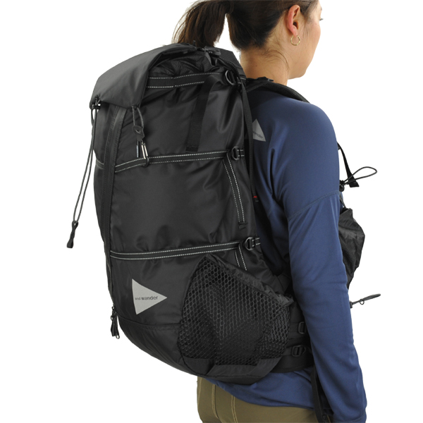 【楽天市場】アンドワンダー and wander 40L backpack black [40L][バックパック]：vic2（ビックツー）