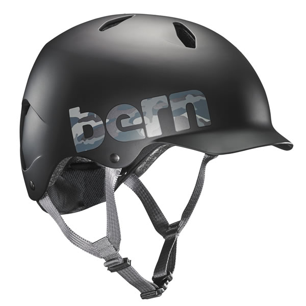  Bern BANDITO Matte Black Camo Logo 