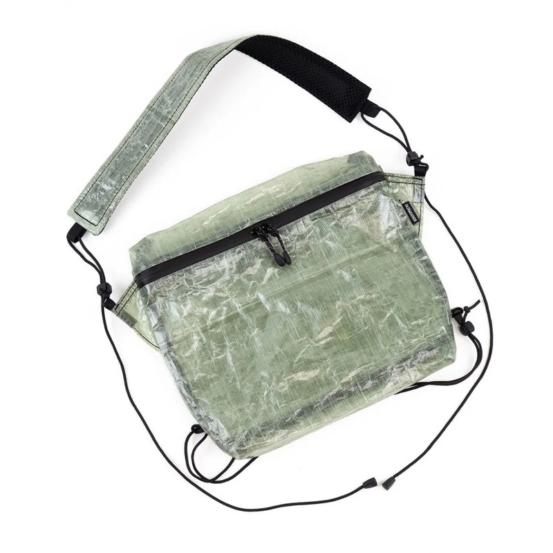 未使用品 フェアウェザー パッカブルショルダーバッグ ダイニーマ ブラック FAIRWEATHER* packable sacoche (dyneema black) - BLUE LUG