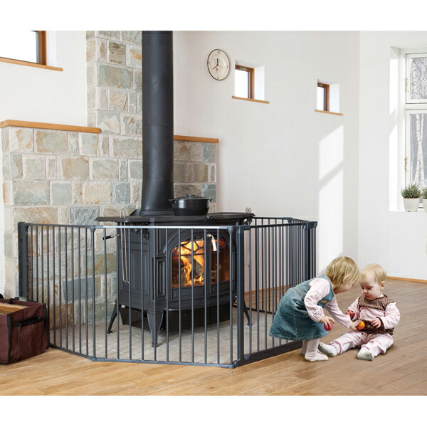 Vic2rak Fire Side Fireside Haas Gate Xxl Black Babydan Hearth