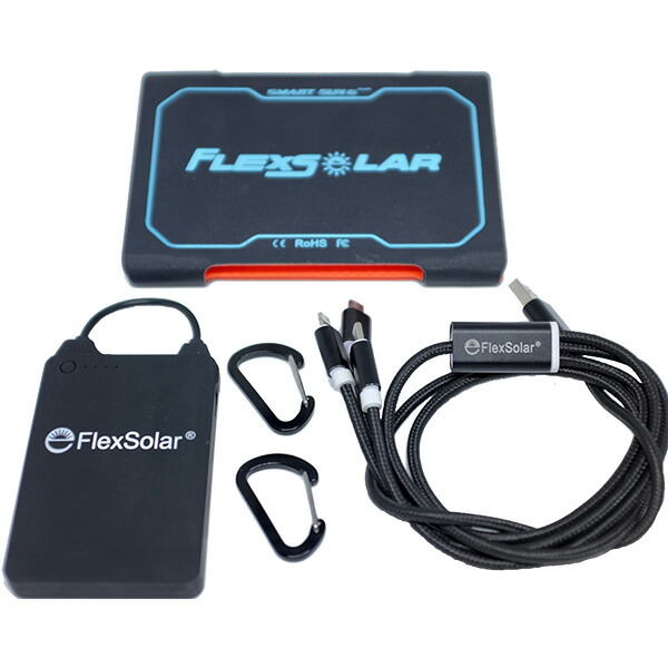 【楽天市場】最強配送 フレックスソーラー FlexSolar Pocket Power Set [FSPP01 ポケットパワーセット