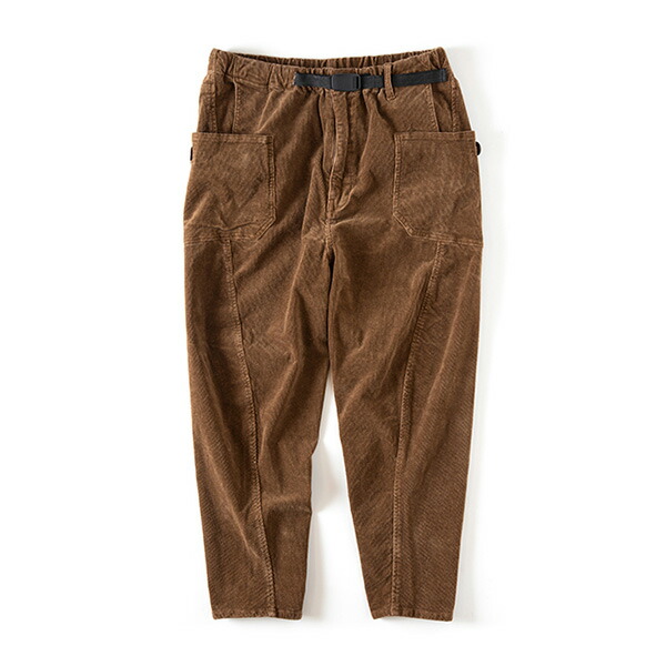 グリップスワニー Grip Swany Jog 3D Corduroy Wide Camp Pants Walnuts GSP-63 人気