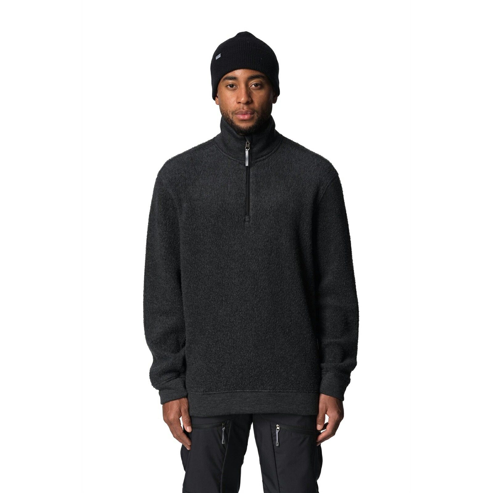 フーディニ Houdini Mens Alto Half Zip true black [2202349001 メンズ アルトハーフジップ ハーフジップセーター]