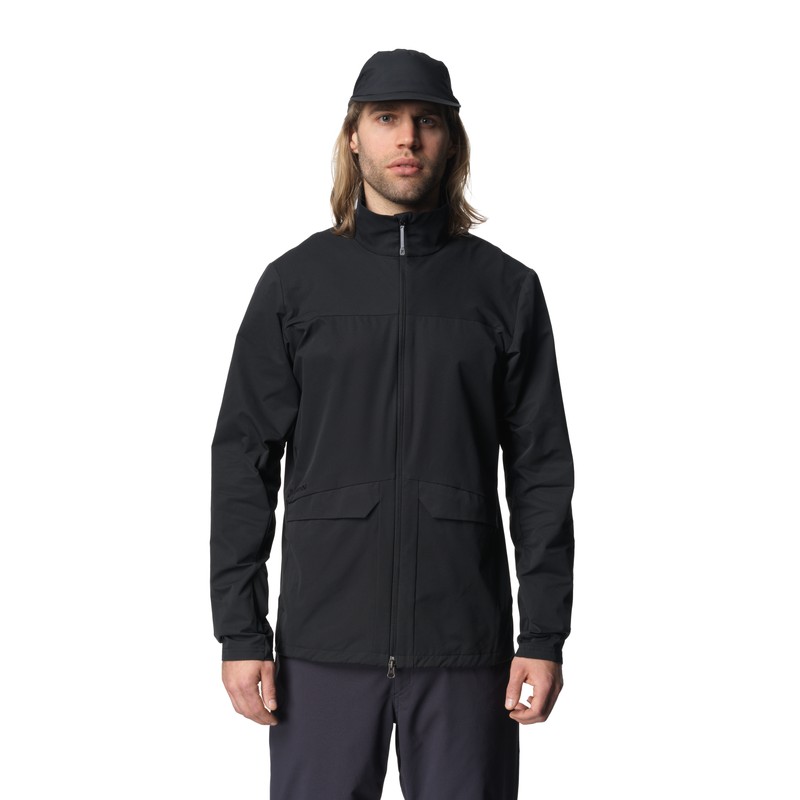フーディニ Houdini Mens Go Jacket True Black [8600289000] メンズファッション-コート・ジャケット