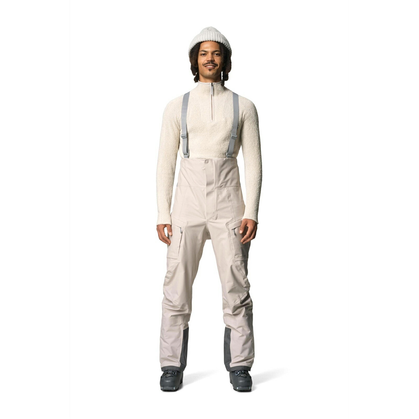 フーディニ Houdini Mens Rollercoaster Bib Pants Sandstorm [8000621480 メンズ ローラーコースターズボン下 スノーシェルビブ 完膚なきまで雨合羽]