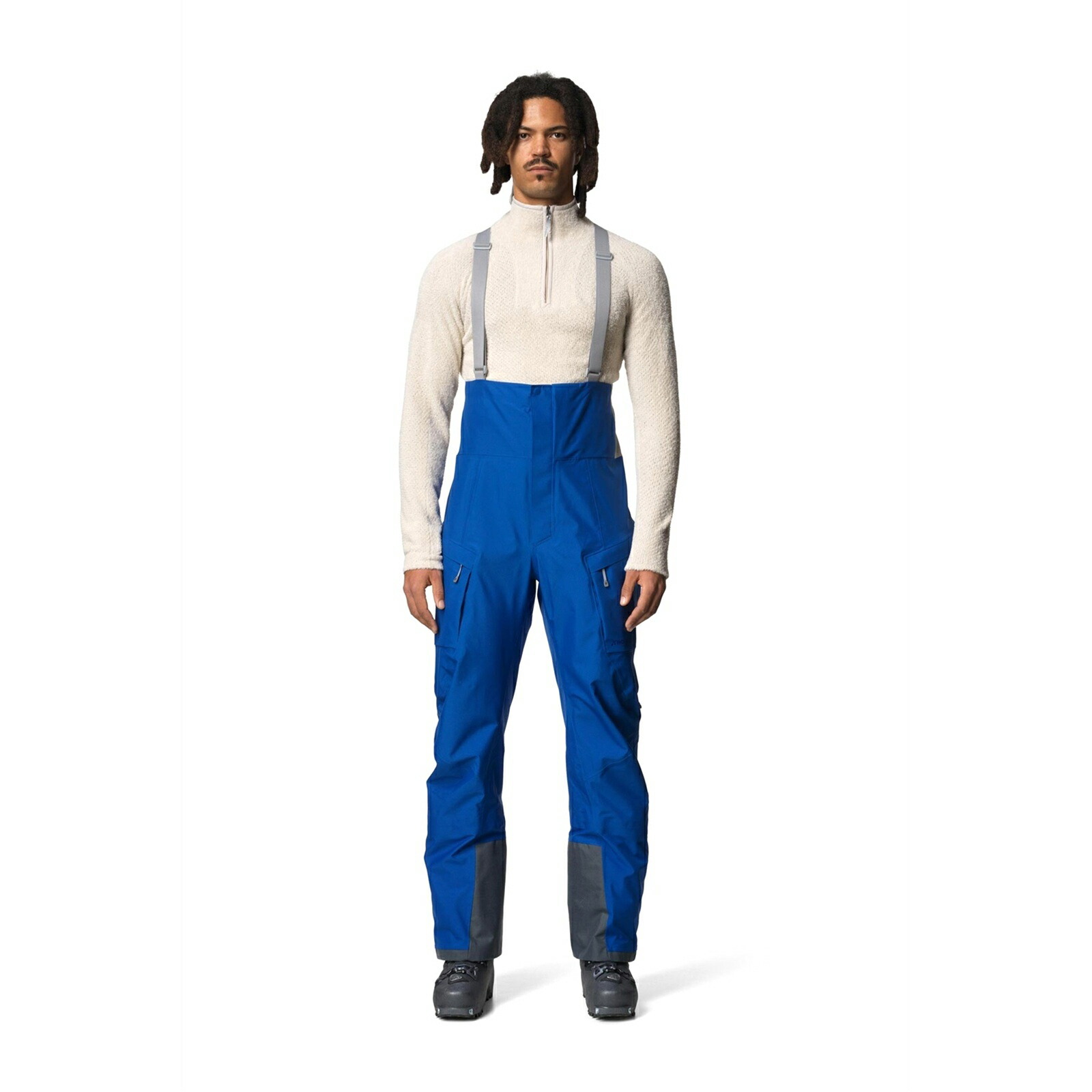 フーディニ Houdini Mens Rollercoaster Bib Pants Tribe Blue [8000622411 メンズ ローラーコースターズボン下 スノーシェルビブ 完膚なきまで雨合羽]