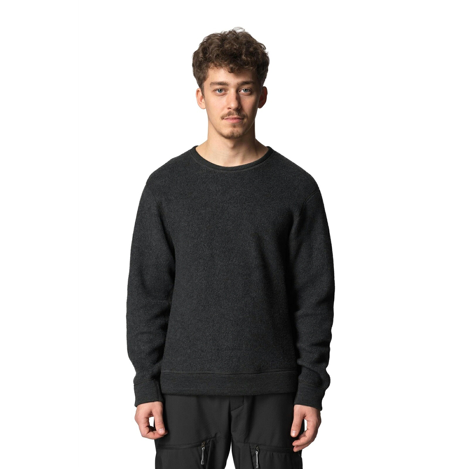 フーディニ Houdini Mens Alto Wool Crew True Black [8300359001 メンズ アルトウールクルー 毛糸プルオーバー]