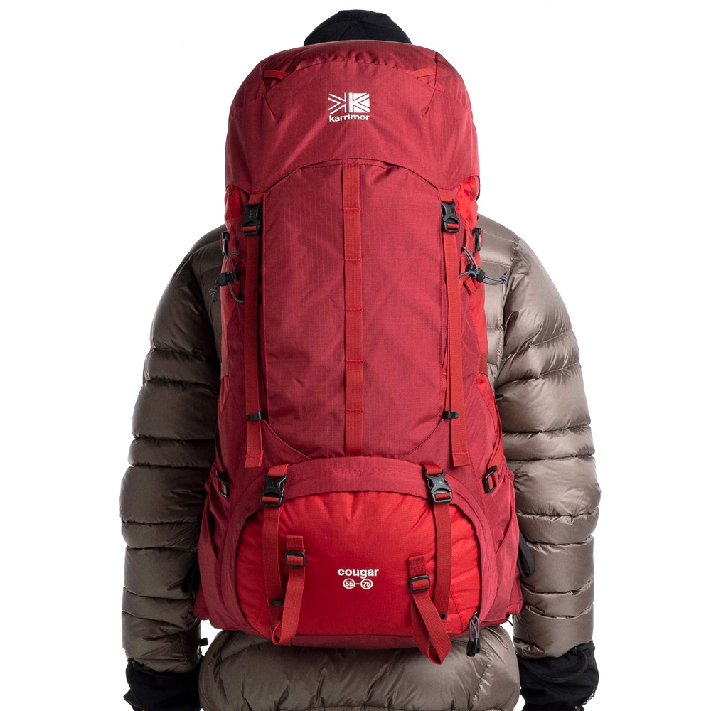 極美品 Karrimor cougar カリマー クーガー 55-75 アウトドア 登山