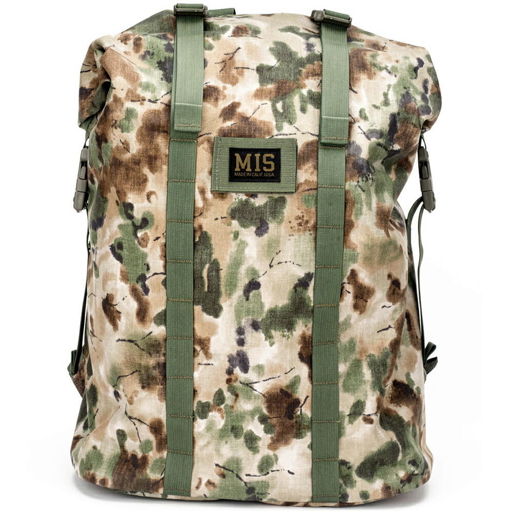 【楽天市場】エムアイエス MIS Roll Up Backpack Covert Woodland [コバートウッドランド][MIS1009