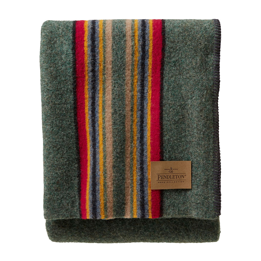 【楽天市場】ペンドルトン PENDLETON Yakima Camp Throw Green Heather [19370008053000