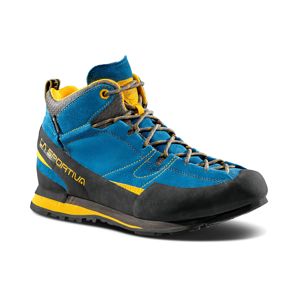 ラ・スポルティバ 天使の都市 SPORTIVA Boulder X Mid GTX Blue/Yellow [ZFAS054B00Y00 ボルダー X ミッド GORE-TEX ゴアテックス 取りかかるシューズ]