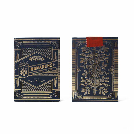 【楽天市場】セオリーイレブン theory11 Monarch Playing Cards Navy [モナークプレイングカード][ネイビー ...