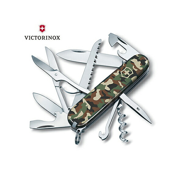 1584円 世界的に有名な ビクトリノックス VICTORINOX ハントマン カモフラージュ マルチツール ナイフツール