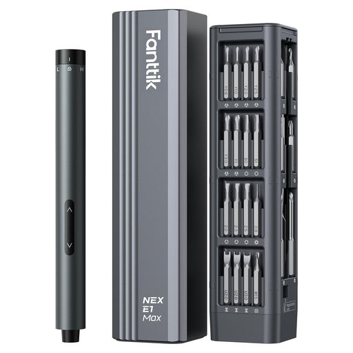 Fanttik E1 Max 電動精密ドライバー 50in1 精密ドライバーセット 2段トルク 3N.m ペン型 ポップアップ専用ケース USB-C 充電式 5/32インチ 正逆転 LEDライト スマホ メガネ カメラ 時計 DIY 修理工具セ&hellip;｜vicsystore