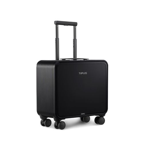 [TUPLUS] 前食い違い 旅行バッグ 軽銀 向こう正面明けひろげ 耐衝撃 持ちはこび入れもの 機内持ち込み キャリーバッグ 静音 旅する 商行為 出張 TSAローク積み上げる 時を移さず続きもの SS大きさ 30L 黒いこと