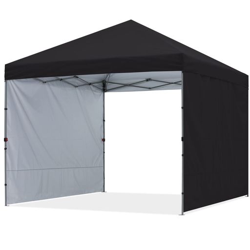 ABCCANOPY ワンタッチテント タープ テント 3mx3m 2.5mx2.5m 簡易テント 大型 サイドシート2枚 センターロック 三段階調節 耐水 UVカット 日除け 遮熱 紫外線カット 耐風性 組立簡単 キャスターバ&hellip;｜vicsystore