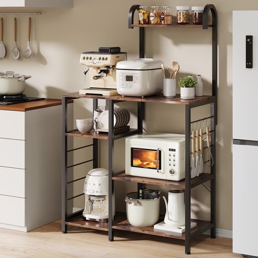 楽天市場】SuperKoisレンジラックキッチンラックレンジ台食器棚頑丈高