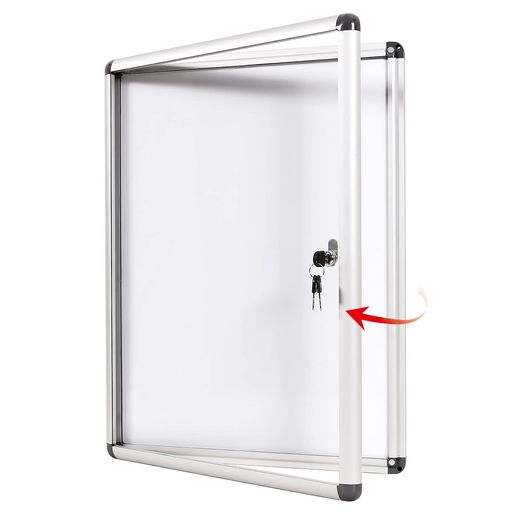 SWANCROWN 屋外掲示板 A1 鍵付き 掲示板 マグネット 9 x A4 (980mmx720mm)｜vicsystore