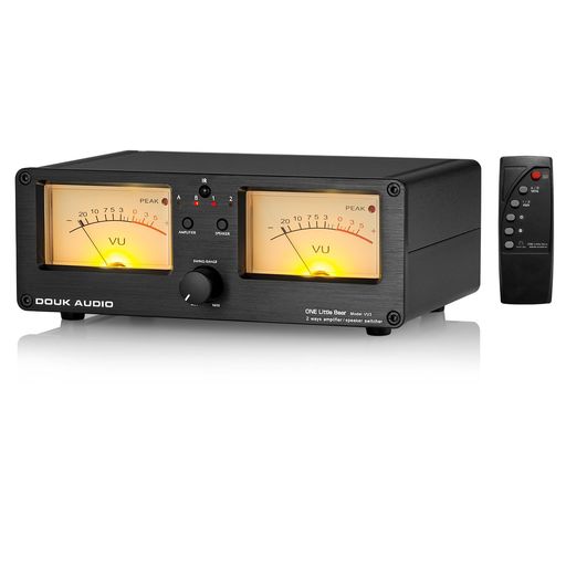 Douk Audio VU3 デュアル アナログ VU 米突, 2 通い路 アンプリファイアー/金棒引き 取り替えっこ, DB ダイアログボックス見せびらかす オーディオ スイッチャー ボックス席