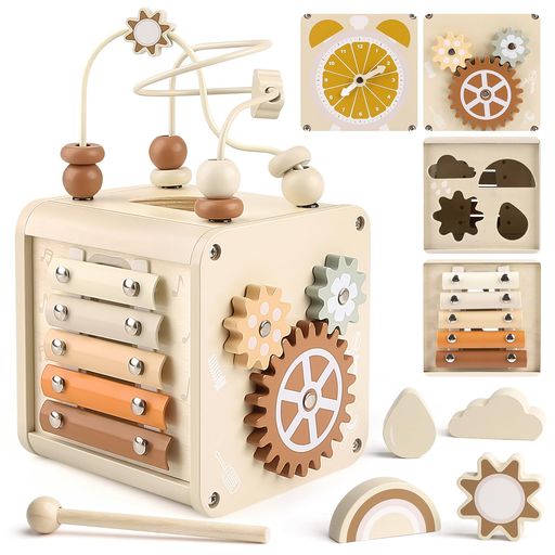 楽天市場】JOYREAL モンテッソーリ 玩具 - ビジーボード 知育