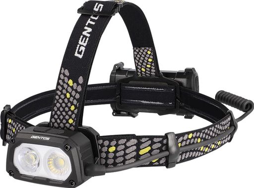 GENTOS(ジェントス)LED前照燈USB申し受ける式【明るさ1000lm/実用点灯8第四次元/うしろ側意識すること灯】専用申し受ける池当て嵌めるティーレックスTX-D434R