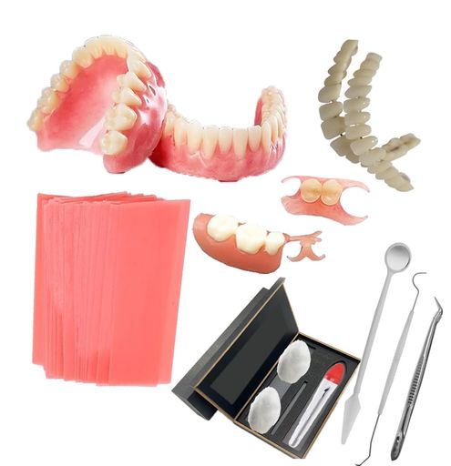 楽天市場】Krasada自作のシンプルな入れ歯|入れ歯、入れ歯の前歯|上下