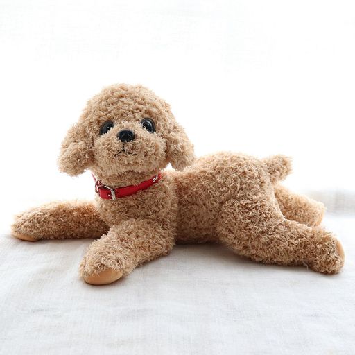 プードルぬいぐるみ犬リアル本物そっくりハンドメイドやさしい手触り可愛く癒し犬プードルぬいぐるみ抱き枕大きい添い寝寝かしつけふわふわ子供彼女お年寄りへクリスマス記念日誕生日プレゼント35CM