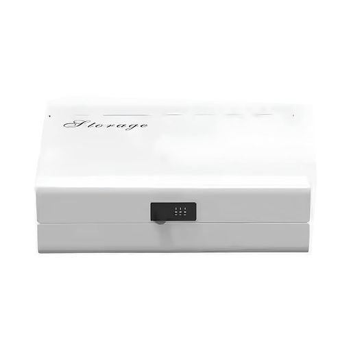 SUKIZUKI御金蔵文字盤式納めるボックス席暗証電話番号A4角型2号状ぶくろ納める書きもの納めるスチール写真製切り取り押しとどめる楽になること庫入れ大静電容量北欧分かりやすい身寄り用事務室用37*27*10珊白いこと