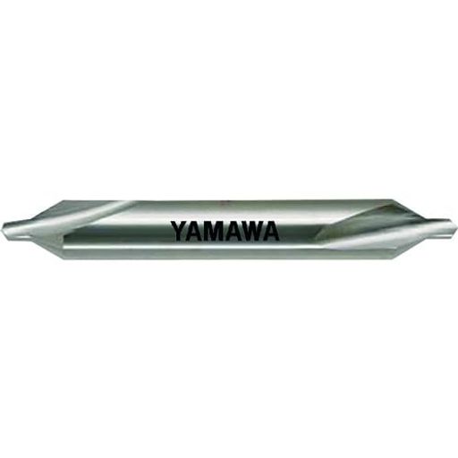 ヤマワ弱ねじれ溝A形60°センタ穴ドリル左刃CD-SLH6X60°X16CD-S-LH-6X60X16