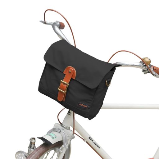 TOURBONハンドルバーバッグ銀輪飾り気の無い作り付けるサイドバッグバイクレトロショルダーバッグ