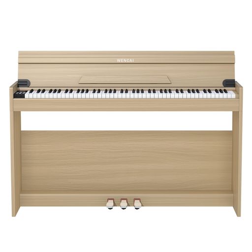 楽天市場】WENCAI電子ピアノ88鍵盤ハンマーアクッションピアノ88鍵木製