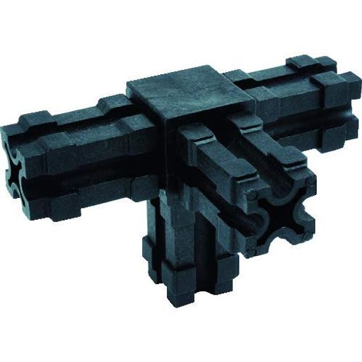 TRUSCO(トラスコ)25mmアルミフレーム用ジョイント4方向AFB-4Wx10個【ケース販売】