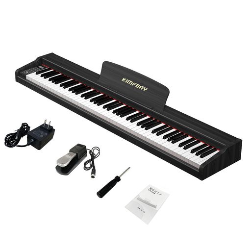 Amazon | TERENCE 電子ピアノ 88鍵盤 折り畳み タッチレスポンス