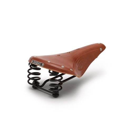 楽天市場】BROOKS(ブルックス) 伝統のレザーサドルB17のスプリングつき