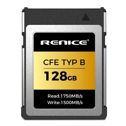 RENICECFexpressTypeB128GBpSLCメモリーカード最大読み出し1750MB/s最大書き込み1500MB/sPCIeGen3.0x2NVMe1.3超低消費電力4K/6K録画対応forEOSR3R5