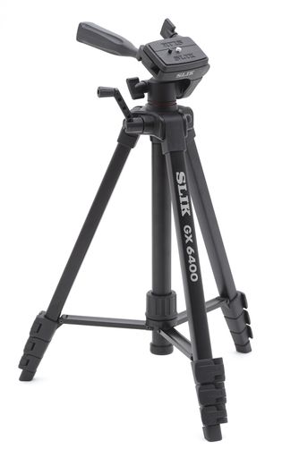 スリックSLIKアルミ三脚GX64004段伸縮タイプ全高154cmレバーロック式3ウェイ雲台クイックシュー式一眼レフ/ミラーレス/アクションカメラ/ビデオカメラ対応216835