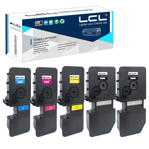 LCL Kyocera用 京セラ用 TK-5241 TK-5241K TK-5241C TK-5241M TK-5241Y (5パック 2ブラック シアン マゼンタ イエロー) 互換トナーカートリッジ 対応機種:Kyocera ECOSYS|vicsystore