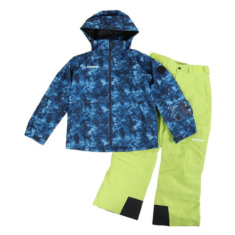 BonFire（BonFire）（キッズ）ボーイズ スノーウェア 上下セット TREE SMOKE B ST 80BNF5FSP2387 BLU