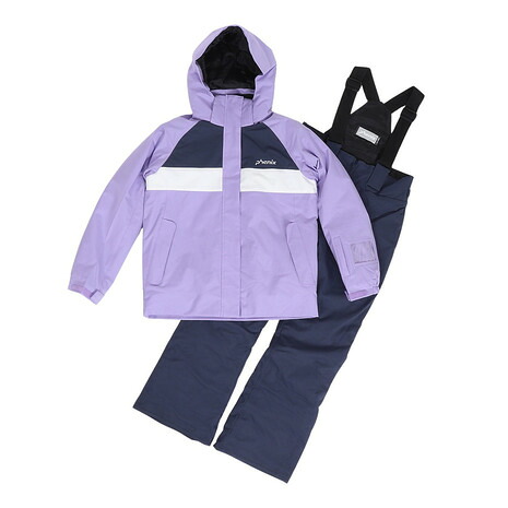 フェニックス（PHENIX）（キッズ）キッズ ジュニア スキーウェア ラウンドフラップツーピース ESG252P93PURPLE