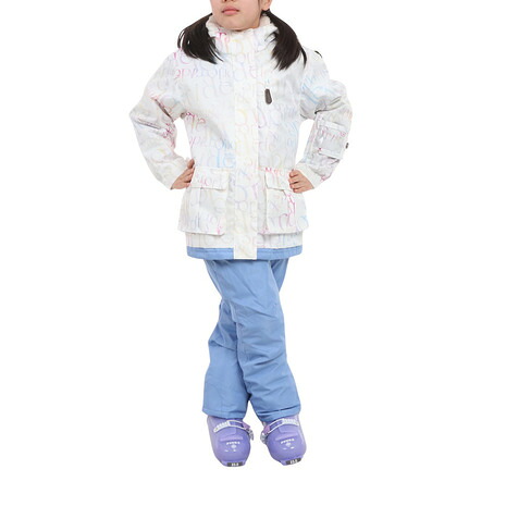 ジョイライド（JOYRIDE）（キッズ）ジュニア スキーウエア 上下セット ガールズスーツ JOG-4312-WHT｜Victoria Surf＆Snow 支店