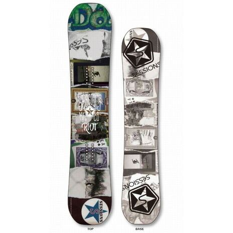 楽天市場】セッションズ（SESSIONS）（メンズ）スノーボード板 23 RIOT