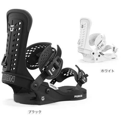UNION FORCE スノーボード ビンディング ホワイト M/L Force Men's Snowboard Binding 2025 | Union Binding Company