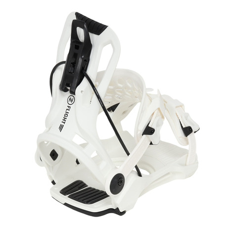 ナイデッカー（NIDECKER）（メンズ、レディース）スノーボードビンディング 26 FLIGHT WHITE