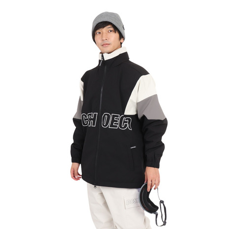 ディーシーシューズ（DC SHOES）（メンズ、レディース）スノーボード ウェア ジャケット SNOW STAND ZIP 24SNDJK233901BLK