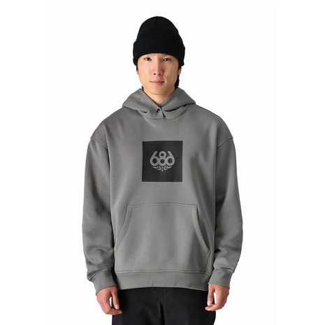 686（686）（メンズ）KNOCKOUT PREMIUM HEAVYWEIGHT ティーシャツ フーディ M4WNFLC192-GREY