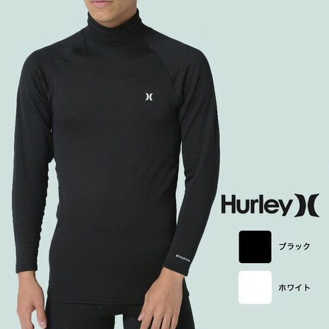 ハーレー（HURLEY）（メンズ）ゴルフ御召しもの 防寒 保温 気違いトム ワーヘル 肌付き モックネック 長袖 MIW2312037