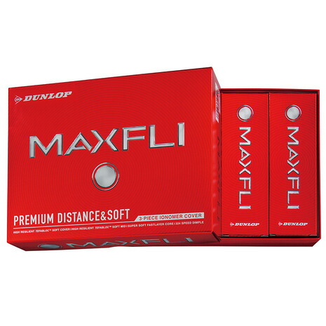 マックスフライ MAXFLI ハイブリッド ソフトフィールディスタンス 12個 マックスフライ MAXFLI ハイブリッド ソフトフィール