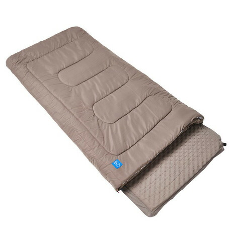 ホールアース（Whole Earth） シュラフ 寝袋 封筒型 CAMPUTON COMP 5～10℃ WE2TDE27 GREIGE