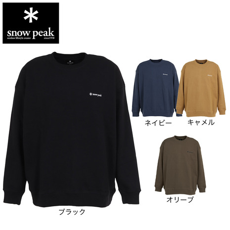 スノーピーク（snow peak）（メンズ）トレーナー スウェット ロゴスウェットプルオーバー SPE-SW-23AU002｜Victoria Surf＆Snow 支店 8,580円